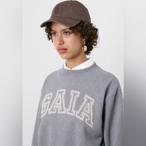 Gap x Cult Gaia Cropped Logo Sweatshirt